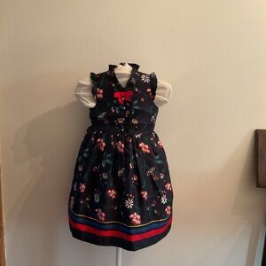 Janie and Jack Floral Navy Dress – Size 5 (New, Never Worn)